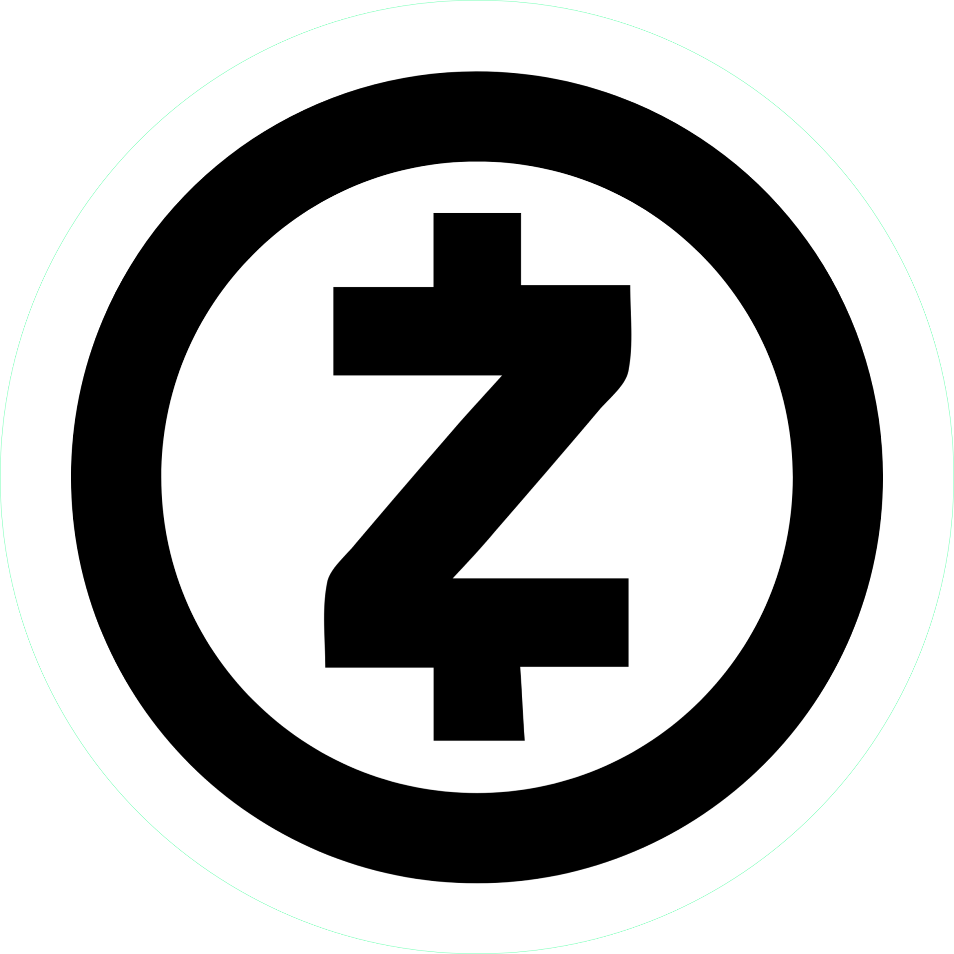 Logo of privacy coin Zcash ZEC