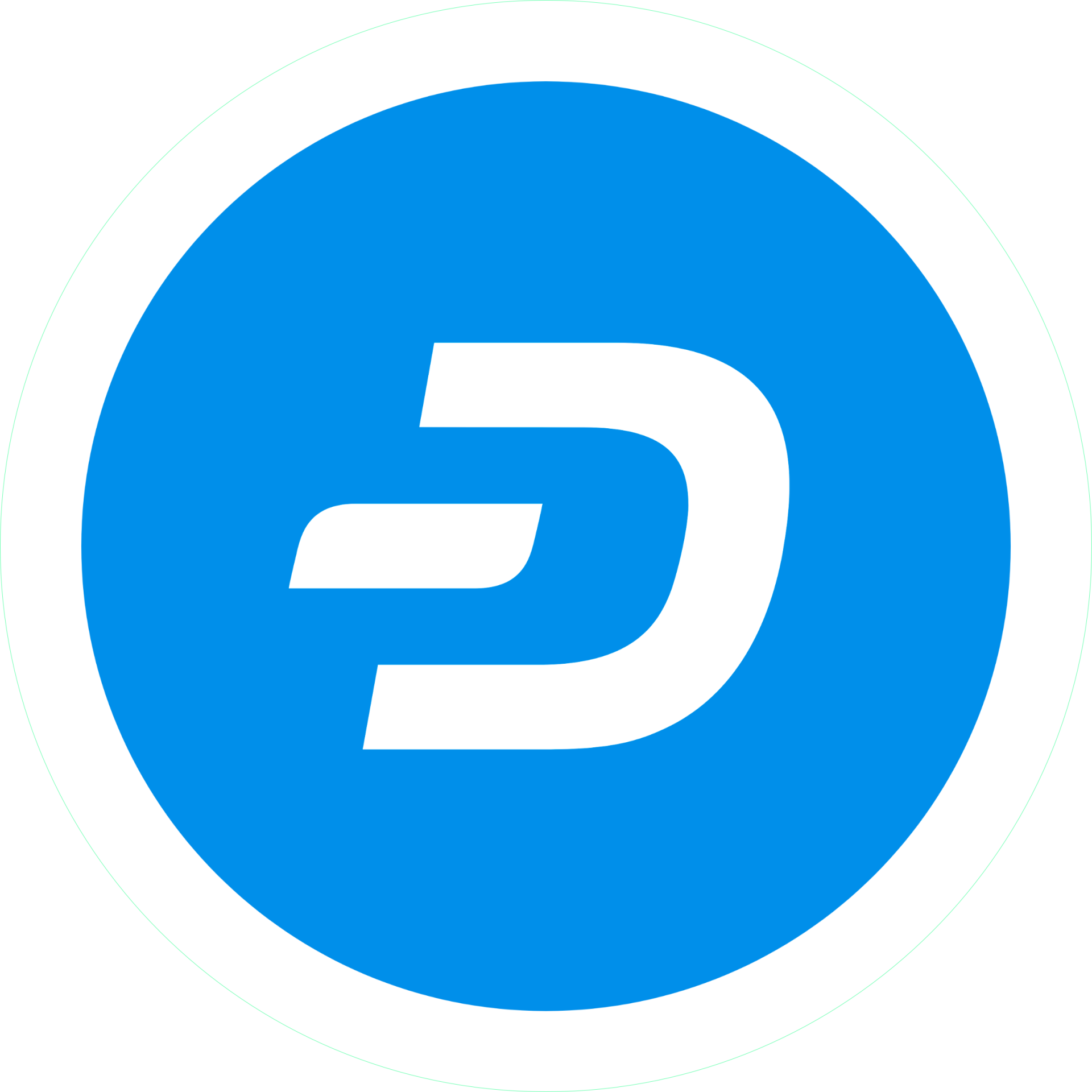 Logo of privacy coin Dash