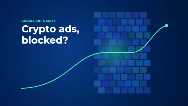 A bright green line slipping through a gap in a wall of dark blue blocks