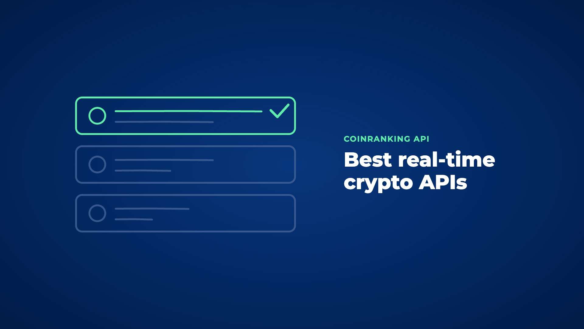 Best Real-Time Crypto Price APIs in 2026