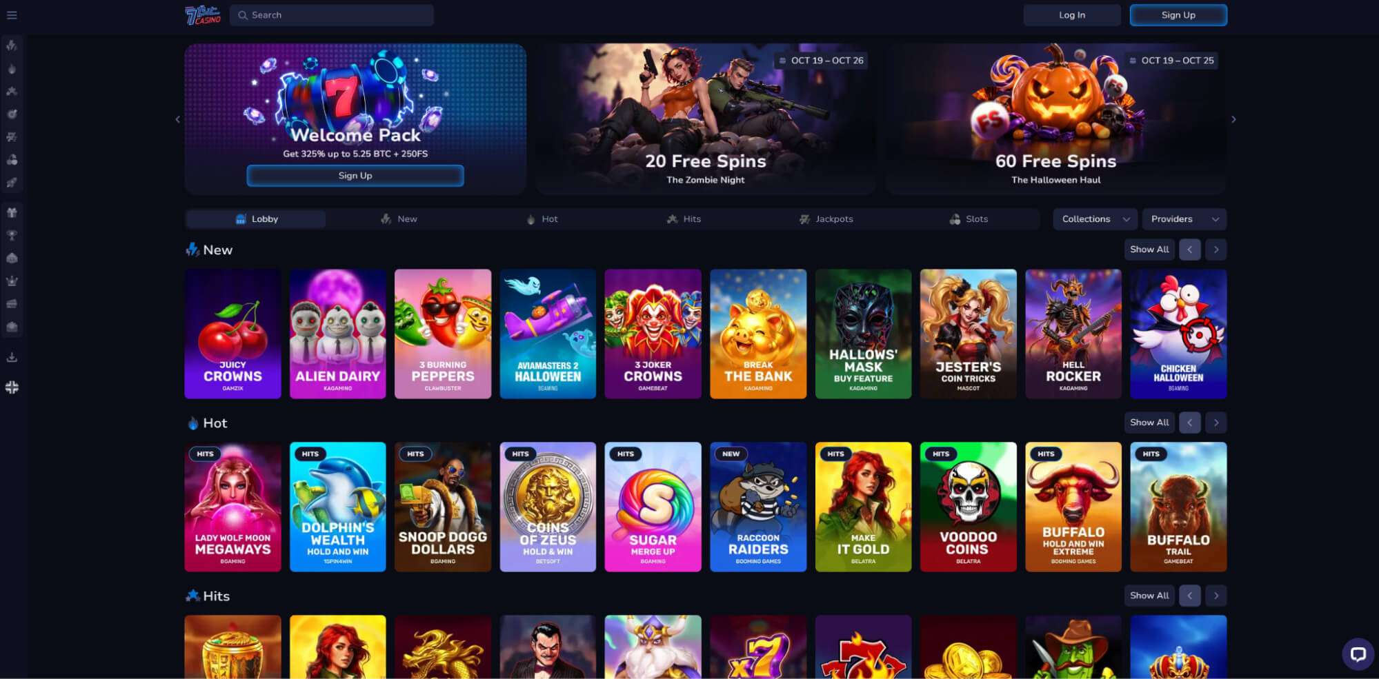 7BitCasino Website